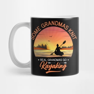 Some grandmas knit real grandmas go kayaking Mug